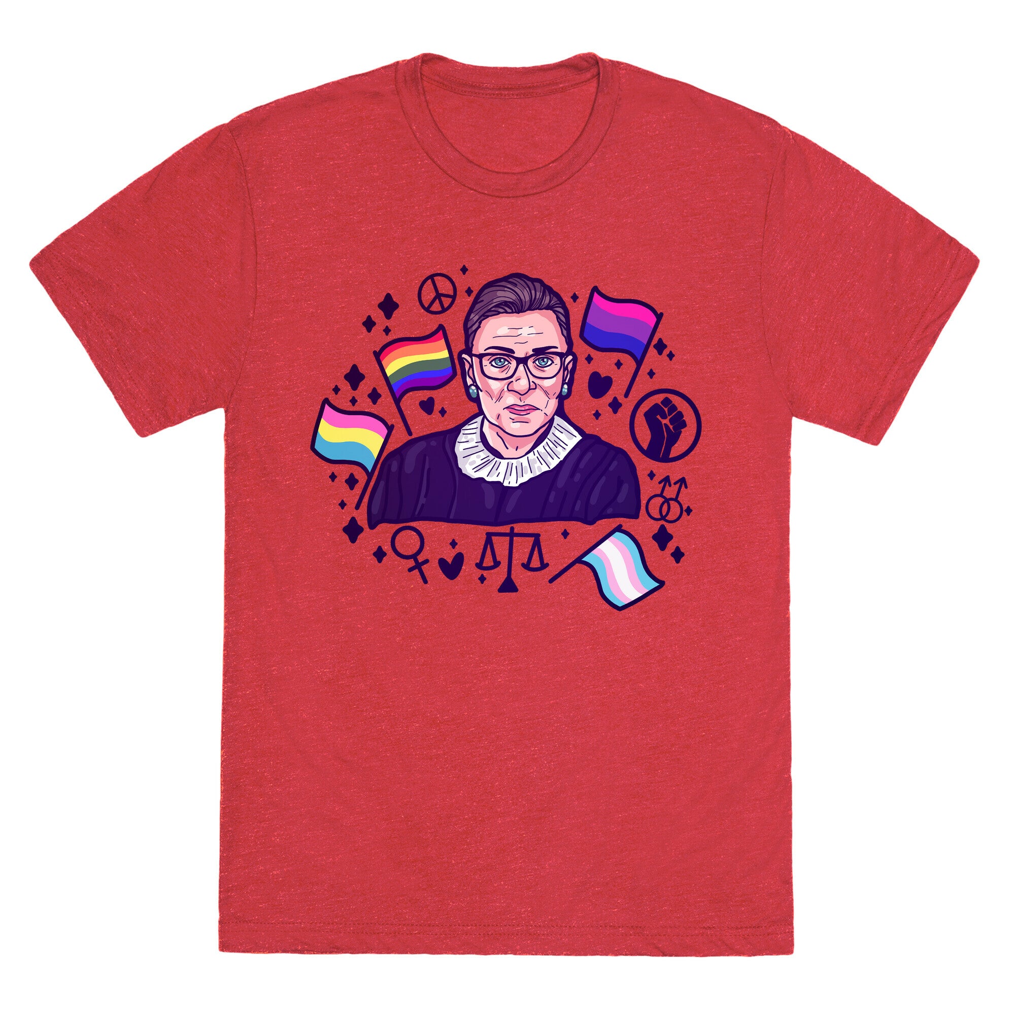 Pride Colors RBG Unisex Triblend Tee
